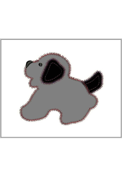 Apl007 - Dog applique